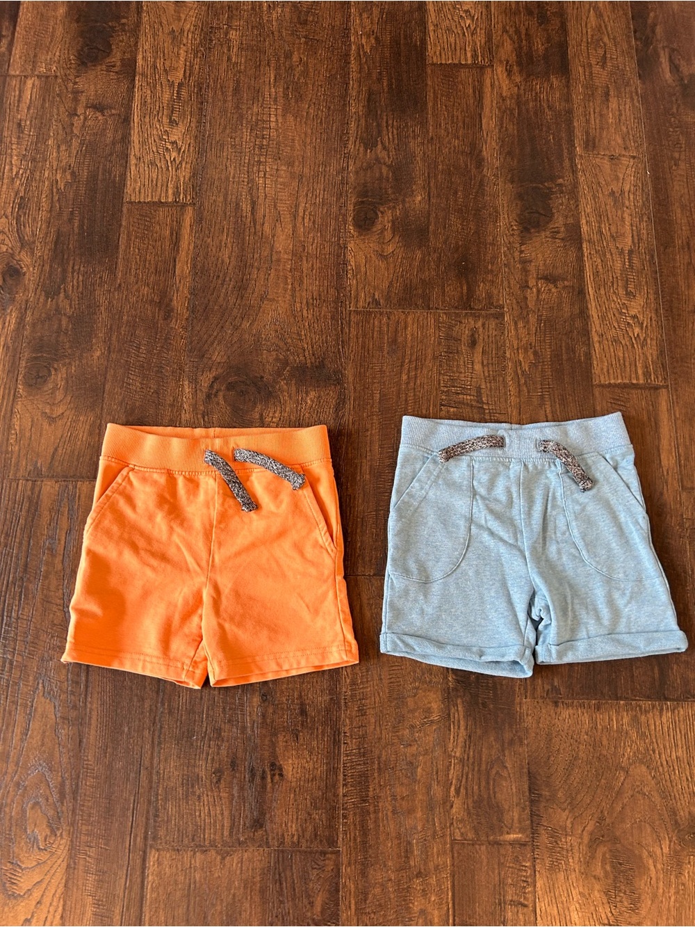 Tommy Bahama Kids Pull-On Shorts in Orange and Light Gray